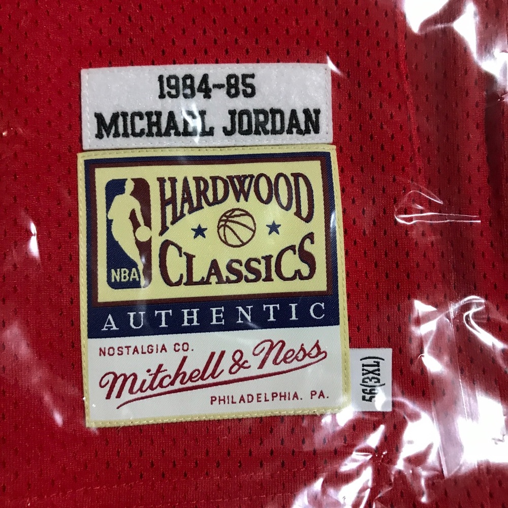 Mitchel and Ness Authentic NBA Chicago Bulls Michael Jordan Jersey 1984-1985